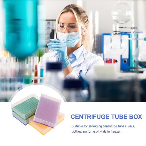 4 stk. Centrifugerørstativ Opbevaringsboks Holder til 0,2 ml Mikrocentrifugerør