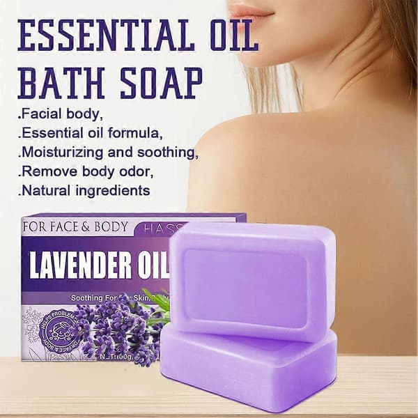 Rengörande eterisk oljetvål, återfuktande Lavender