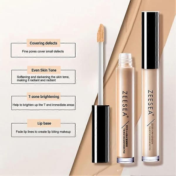 ZEESEA Matt Concealer Flytande Återfuktande-3g W01