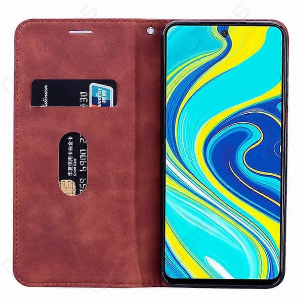 Huawei Mobilskal för Huawei Mate 30Lite Telefonfodral Stativ Brown