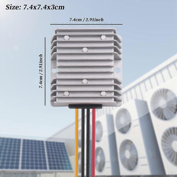 48V til DC 12V 20A 240W DC/DC-konverter regulator reducer strømkonverter DC-DC-modul Silver