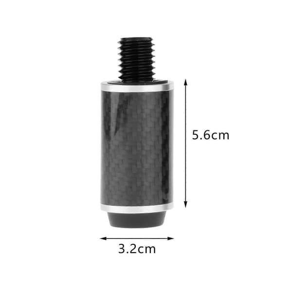 Biljard Kø Forlengelse Snooker Kø Forlenget 3.2cm Karbonfiber Kø Bakstykke Length 5.6cm
