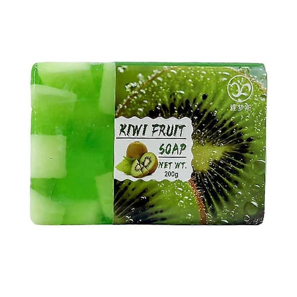 Frugtkornsduftsæbe - Olivenolie, Sheasmør, 200g, Håndvask green Onesize