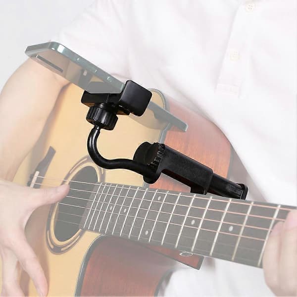 Akustisk gitartelefonfeste for innspilling av musikk 360° rotasjon for perfekte visningsvinkler Musikkstudiofølge
