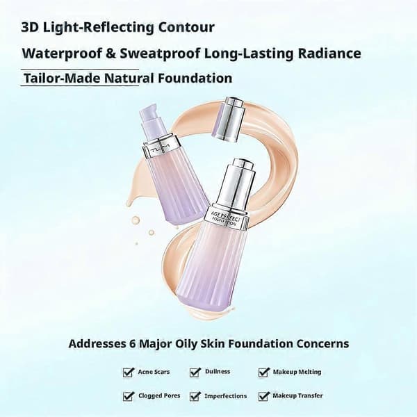 TLM Foundation Rose Moisturizing Hydrating-40g Ivory White