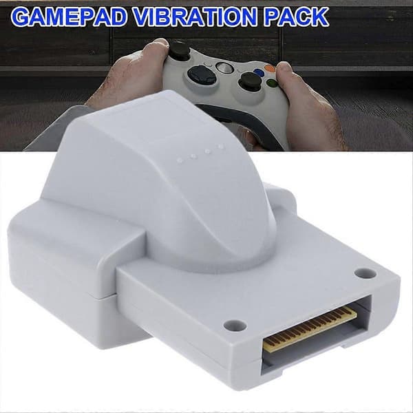 N64 Gamepad Vibration Pack Controller Pak minnekort for Pak spillkonsolltilbehør Gray