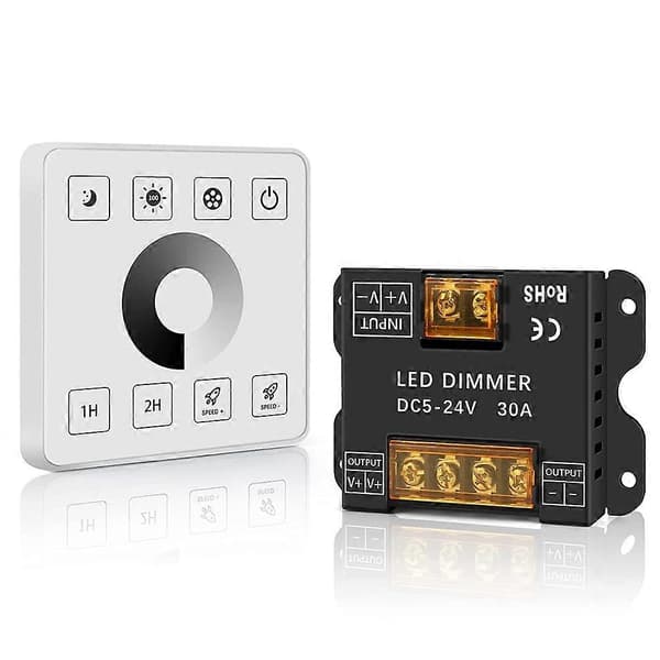 Dimmerkontroll för DC5-24V 30A enfärgad LED-listbelysning