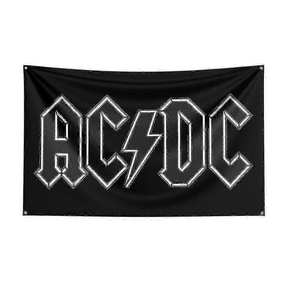 AC/DC 3x5ft polyestertrykt banner til begivenhedsindretning QIZ115 A 120 x 180cm