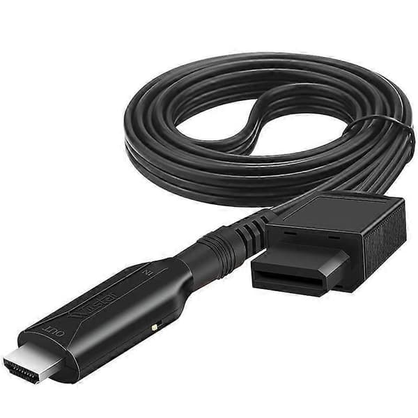 Wii til HDMI Konverter Kabel, Wii 2 HDMI Adapter til Fuld HD Spilvisning