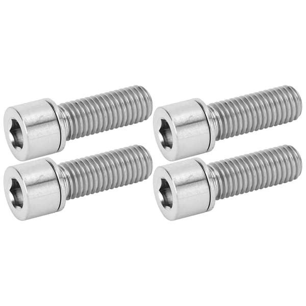 4 pcs M7x20mm Titanium Alloy Bicycle Headset Stem Bolts Inner Hex Screws