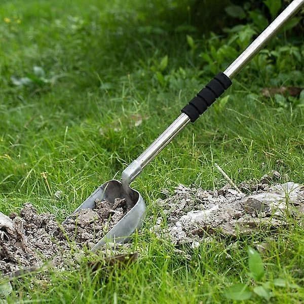 Kattespade Justerbar Lengde Robust og Praktisk Kattespade i Rustfritt Stål