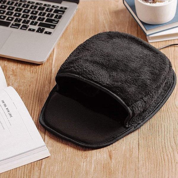 USB Heated Mouse Pad Heating Mats BLACK Black