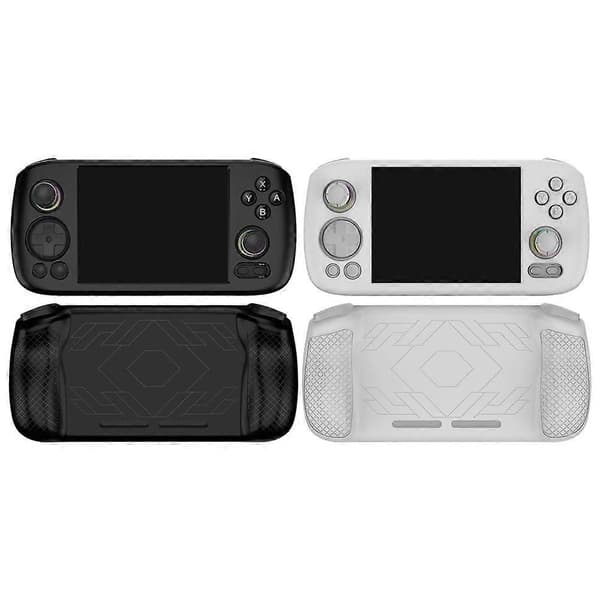 Silikonskyddsfodral för ANBERNIC RG Game Handheld NiceZZA7 White 1set