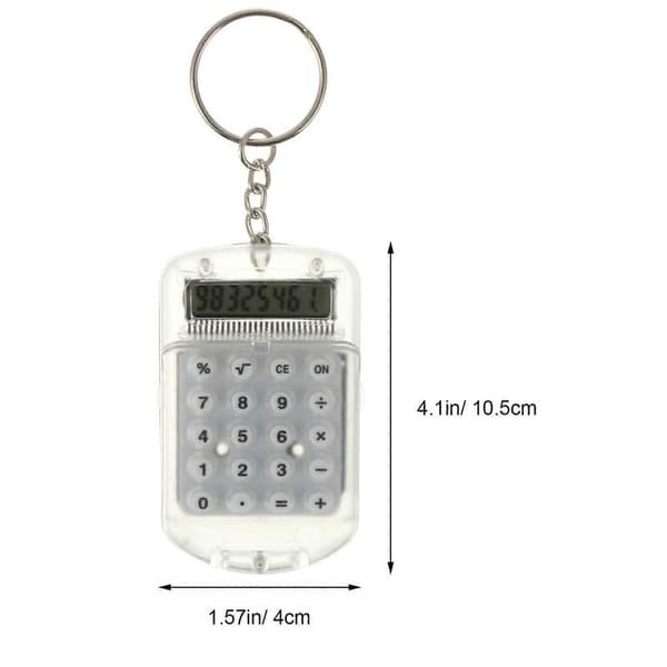 3 kpl Mini Elektroninen Laskin Avaimenperä Pieni Taskulaskin Avaimenperä