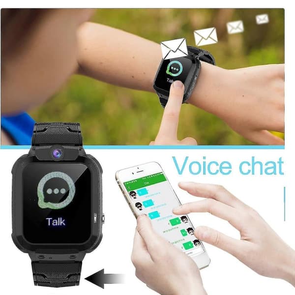 Smartklokke for barn, GPS-smartklokke for barn, vanntett