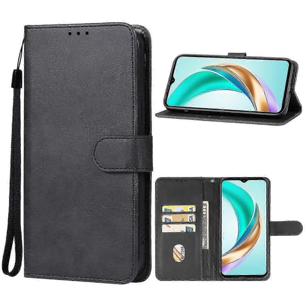 Läderfodral för Honor X6b Black