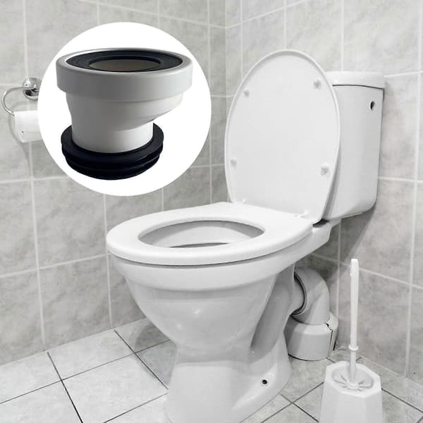 Badeværelse Toilet Rørforbindelser Flush Offset Toilet Flange Fitting Skift Plads Forbindelser til Kar Afløbssystem Shift 5cm