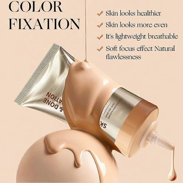 TVLV Skin Tint Foundation for oljekontroll #07 1pcs