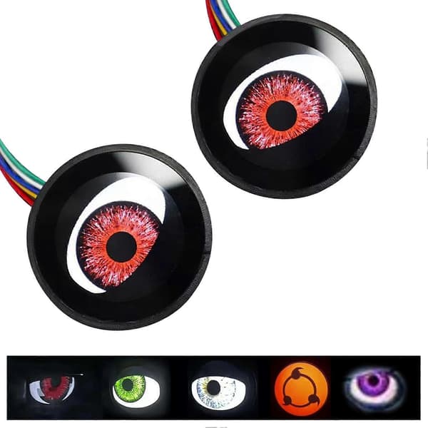 Led Dynamics Devil Eye -auton 12v-ajovalot LED-autojen ajovalopolttimot yleiskäyttöön autoihin ja moottoripyöriin 8 style function 2pcs