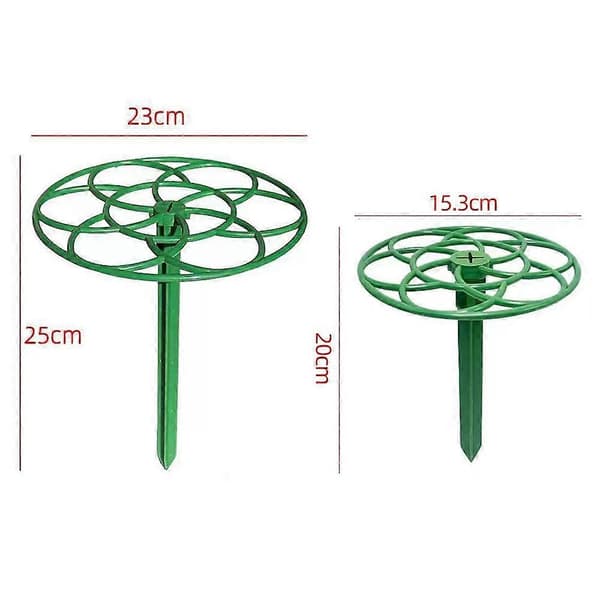 Stapelbart växtstöd - Solrosspaljé, grön plast, blomkruksstöd, balkong Small 5pcs