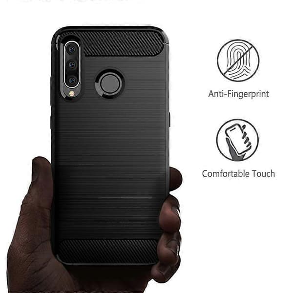 Huawei telefonfodral för Huawei P30 telefonfodral stativ Grå
