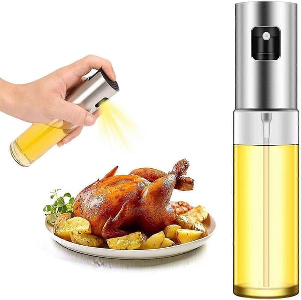 Oljeforstøver for matlaging, olivenoljeforstøver, 100 ml olivenoljesprayflaske, olivenoljespray for