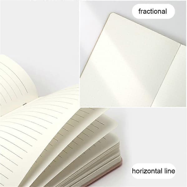 2 STK A5 Notesbog Journal Macaron Farve Omslag Notesblok Studenter Journal Planner Forretningsmøde Notesbog Kontorartikler White