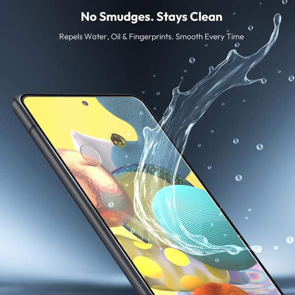 2-pack Samsung A51 Screen Protector - Tempered Glass | [Automatic Installation] - Bubble-Free Samsung A51