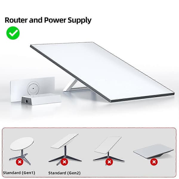 Starlink Mesh Router Gen3 -seinäteline Vit