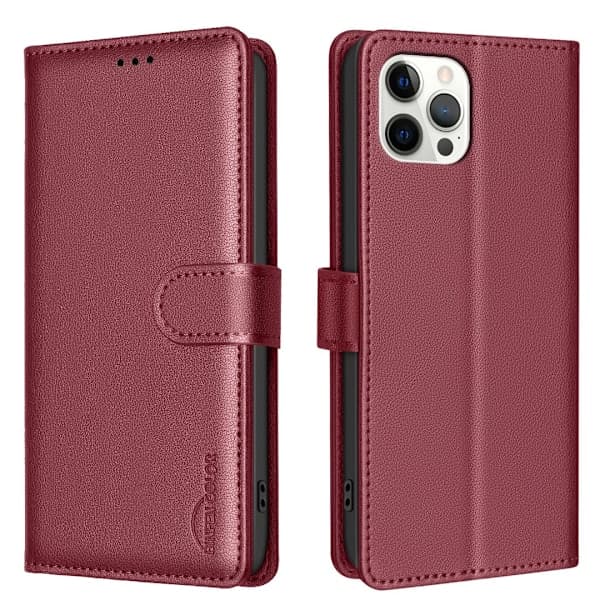 iPhone 12/12 Pro Cover - RFID-beskyttelse & Pung i Ét Mørkeblå