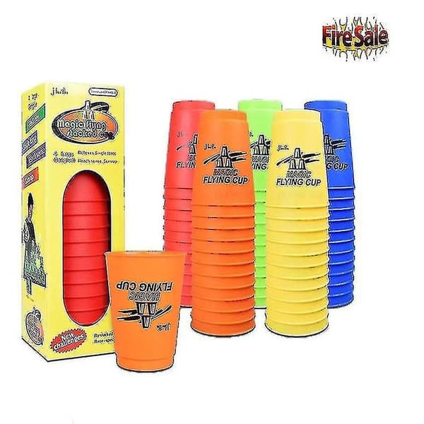 12 pcs Speed Cups Game Fast Game Sport Flying Stacking Blue