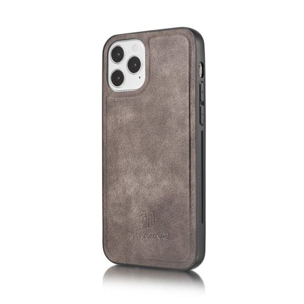 iPhone 12 / 12 Pro - DG.MING Etui/Magnet Cover - Grå