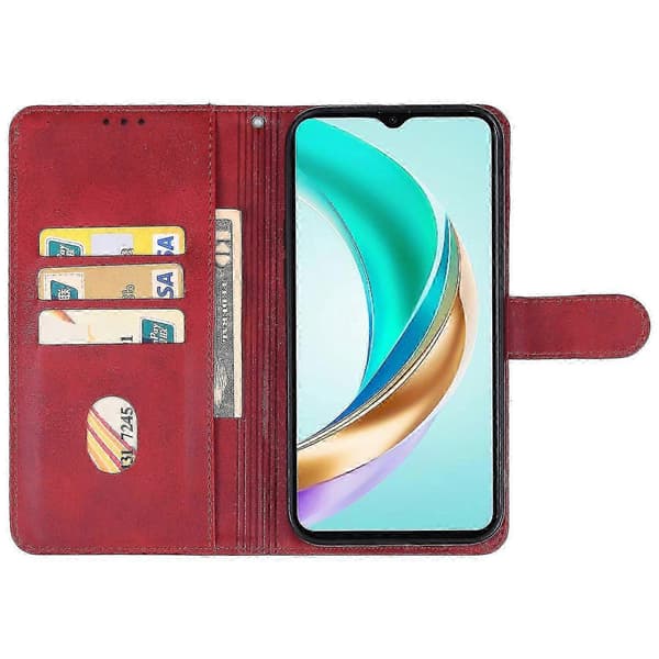 Läderfodral för Honor X6b Red