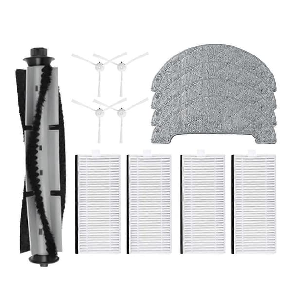 Til KUANLITU L10 Reservedele Tilbehør Hovedsidebørste Filter Moppeklud