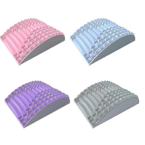 Back Pain Relief Stretcher, Adjustable Back Board, Neck and Back Cracker, Multi-level Support, Grey