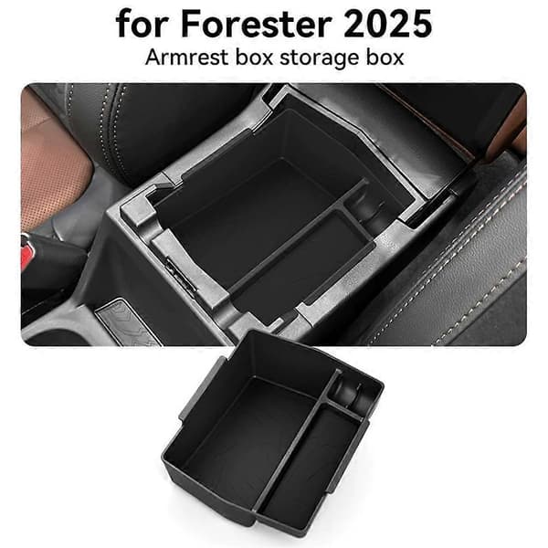 För Subaru Forester SL Series Bilarmstöd Förvaringslåda