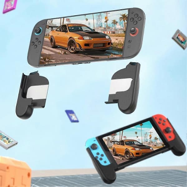 Til Switch2 Host Simple Grip Universal Grip Split Grip Sæt Holder K4D8 1pcs black