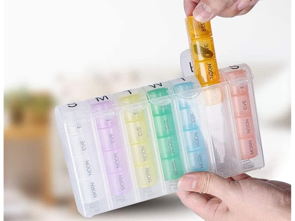 Dosett / Medicinbox - Medicinförvaring - 4 tidpunkter per dag_MGF