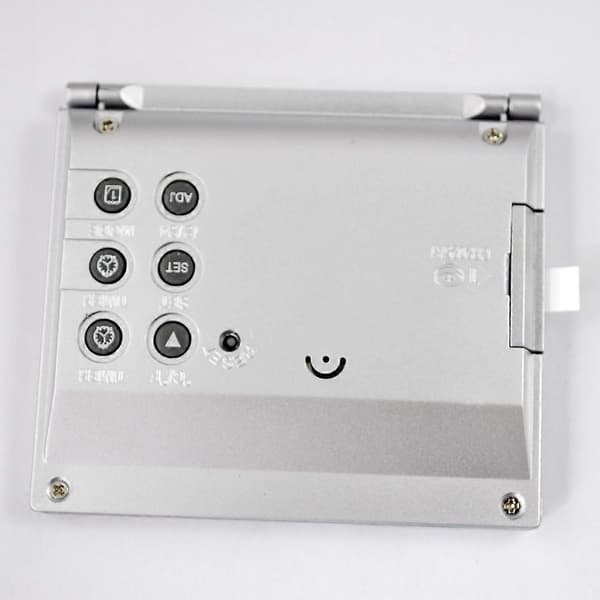 SODIAL(R) Vikbar batteridriven skrivbordskalender temperatur digital väckarklocka Silver