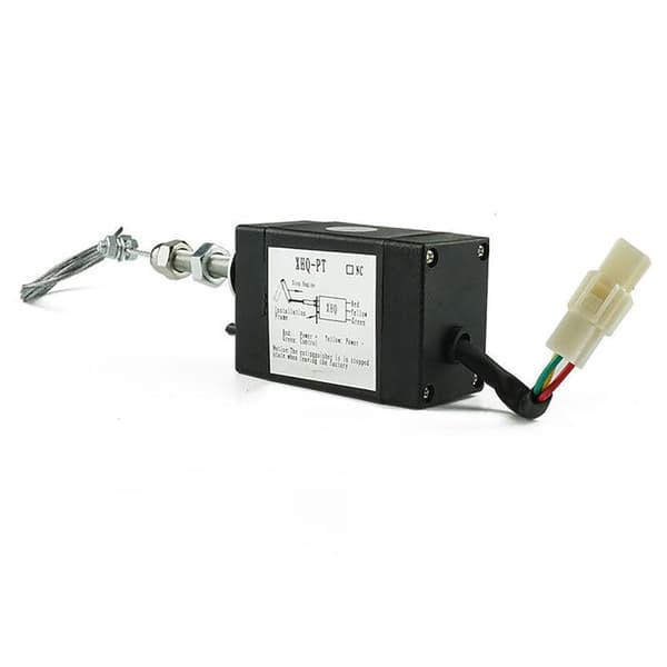 -PT Avstängningsmagnet för motor, dragtyp (12V Normalt Öppen)