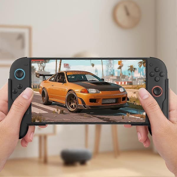 Switch2-konsolin yksinkertainen yleiskahva ja jaettu kahvasarjan pidike K4D8 1pcs black