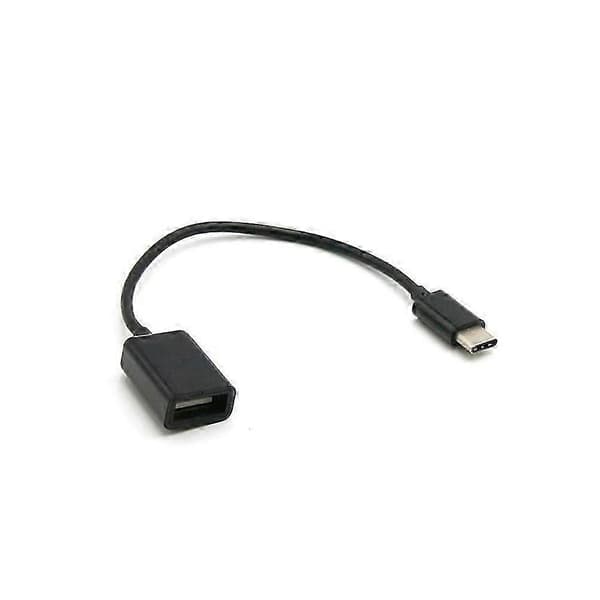 Micro USB 2.0 OTG-kabel On The Go-adapter Han Micro USB til Hun USB til Android-telefoner Tablets (Sort) Noir