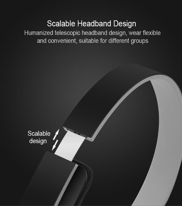 Langattomat ladattavat over-ear Bluetooth-kuulokkeet Black