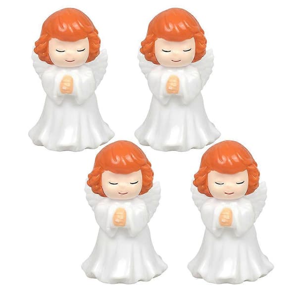 Plastik englefigurer Lille engleskulptur til dekoration 20 stk.