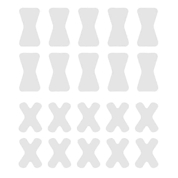90 stk. søvnmunnbånd Søvnstrimler Munnpustebånd Søvnmunnbånd yu 5X3.2X0.2cm Vit