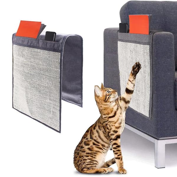 Cat scratching tree, scratching board, cat toy, claw grinding, small and medium-sized cat scratching tree, vertical pet toy, upgraded railing-b17234 S