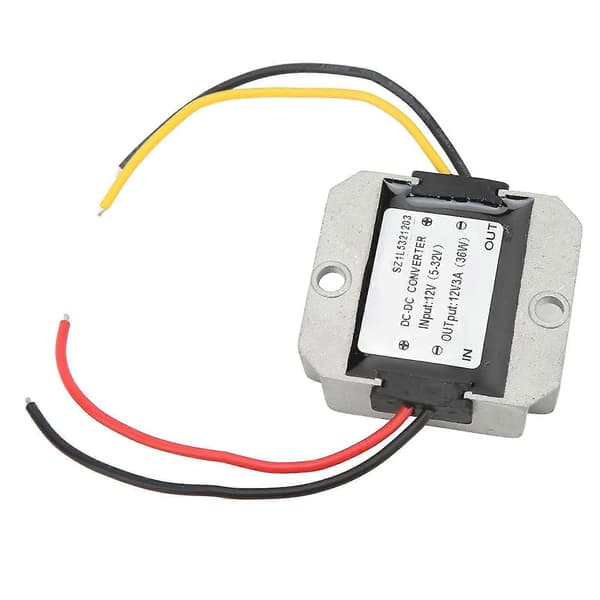 12V til 12V 3A Vanntett DC-omformermodul Justerbar Spenningsregulator