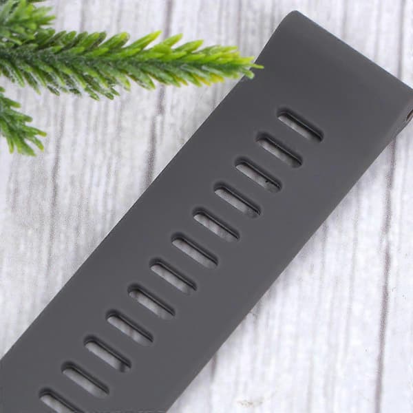 Silikonklokkeremmer Grå PC Hard Gummirem for Klokkebruk Forerunner