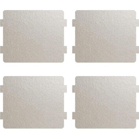 Glimmerplade - 10x11 cm - Til reparation af mikrobølgeovn - 4-pak