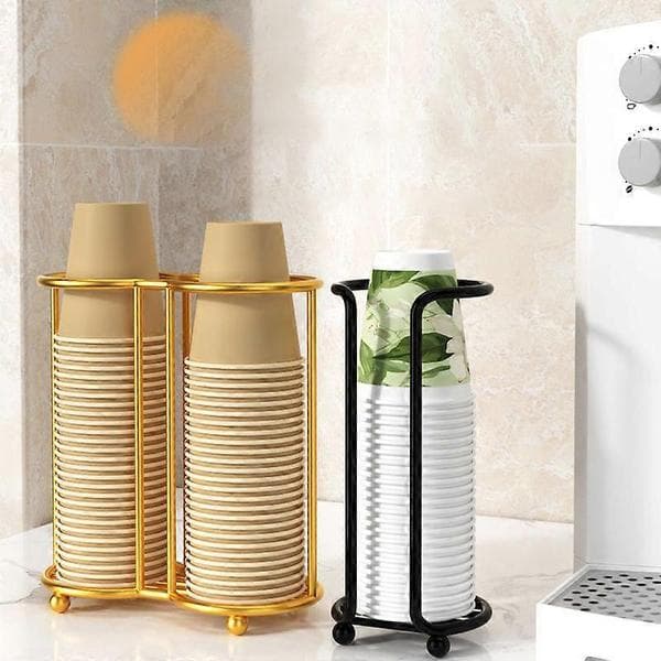 Kjøkkenpapirkoppholder Engangskopper Plukker Multifunksjonell Skrivebordskoppholder Husholdningskaffekoppholder For Hjemmet B2